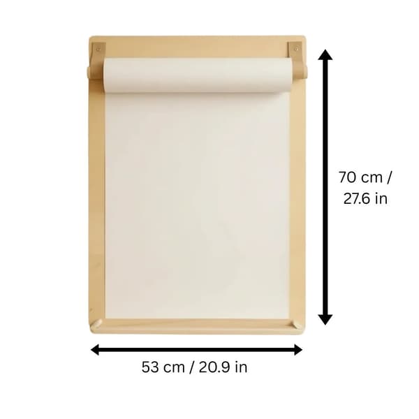Wall Mounted Drawing Board (with paper roll)