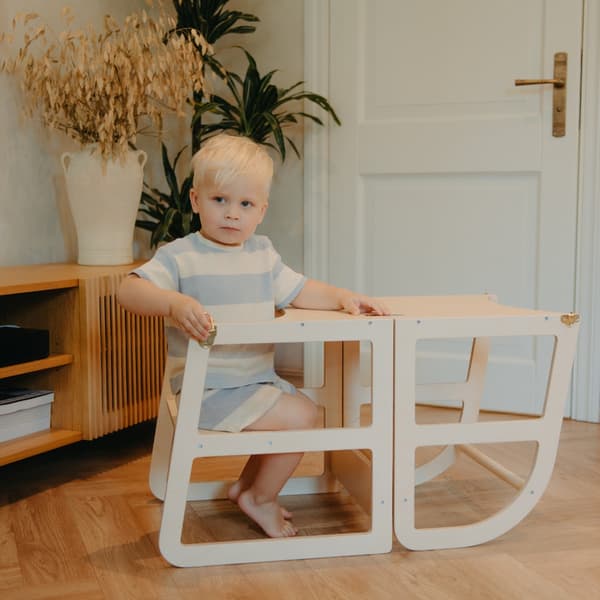 Transformerbart køkkentårn, naturlig farve