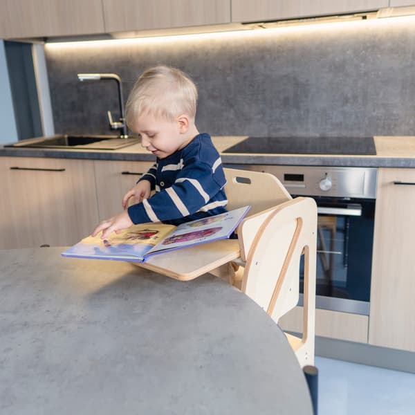 Muuntuva Kitchen Tower Securestep- ja syöttötuolin lisäsetti, luonnonvärinen