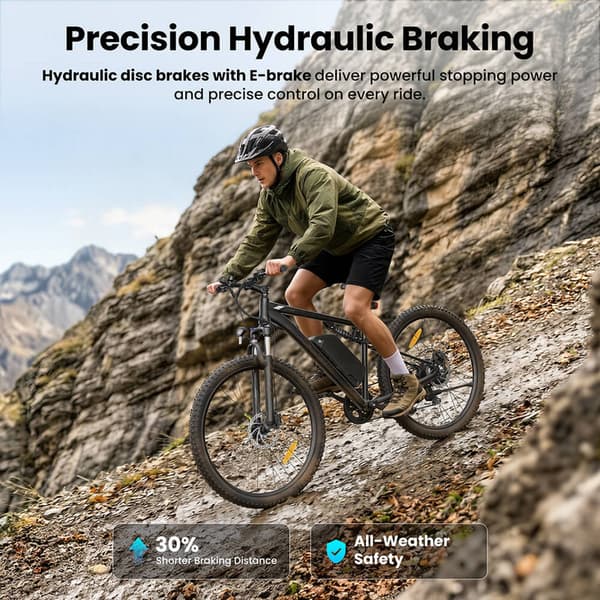 Touroll U3 Pro Fuld Affjedring E-MTB 150km Range 720Wh Batteri Hydrauliske Bremser