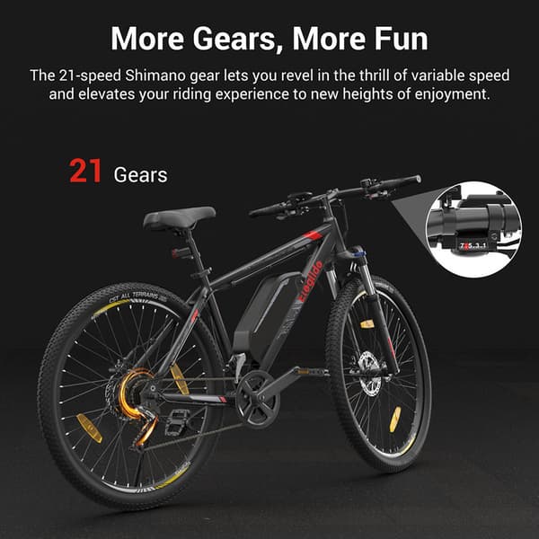 Eleglide Mopride 2 e-cykel 25km/h 150km räckvidd 648Wh batteri