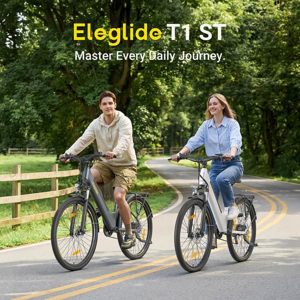 Eleglide T1 ST Step-Through e-cykel 25km/h 100km räckvidd 468Wh batteri