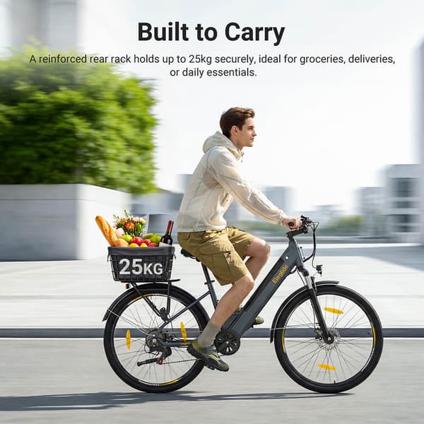Eleglide T1 ST Step-Through e-cykel 25km/h 100km räckvidd 468Wh batteri