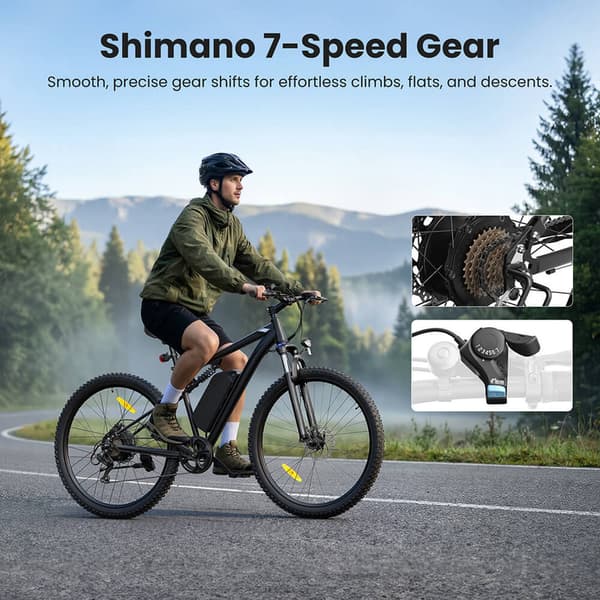 Touroll U3 Pro Full Suspension E-MTB 150km Range 720Wh Batteri Hydrauliska bromsar