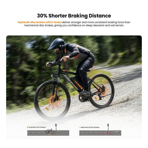 Touroll U2 Pro e-cykel 25km/h 150km räckvidd 720Wh batteri