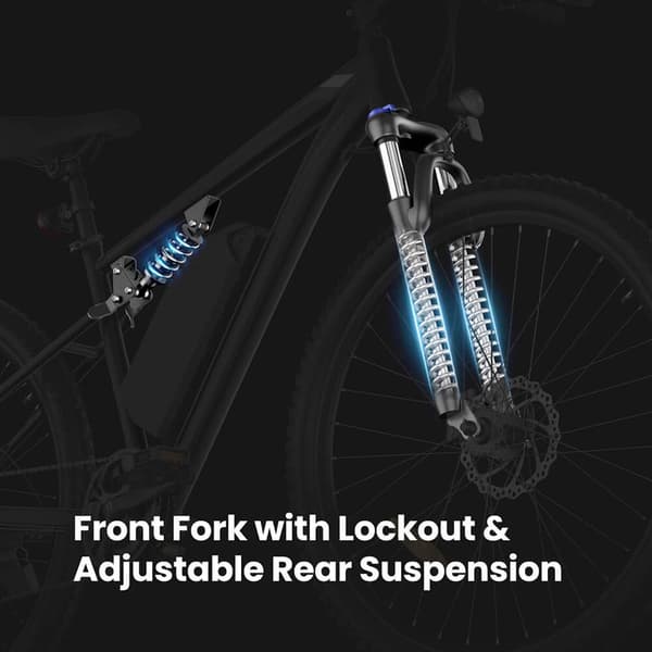 Touroll U3 Pro Full Suspension E-MTB 150km Range 720Wh Batteri Hydrauliska bromsar