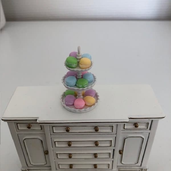 Søteste mini Macaron på etasjefat