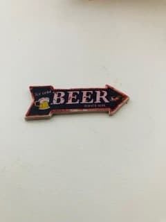 Miniature skilt BEER 1:12