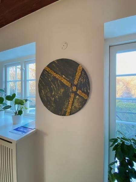 Maalaus laavakivillä Islannista