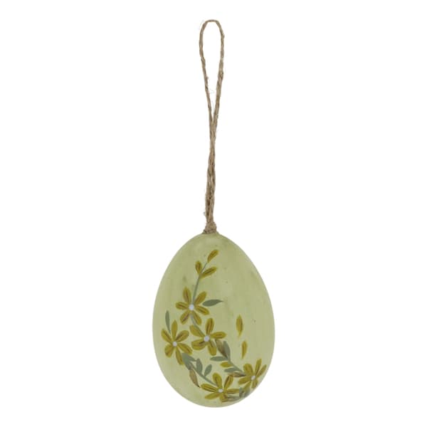 Påskägg med handmålade blommor - 2-pack