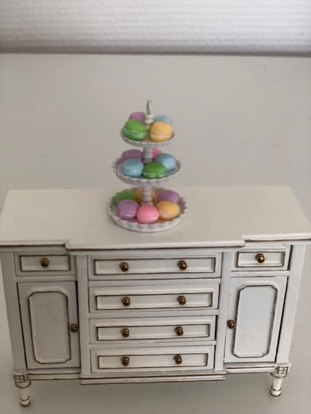 Søteste mini Macaron på etasjefat