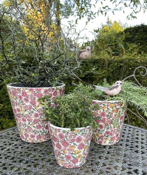 Keramik potte H.14 cm