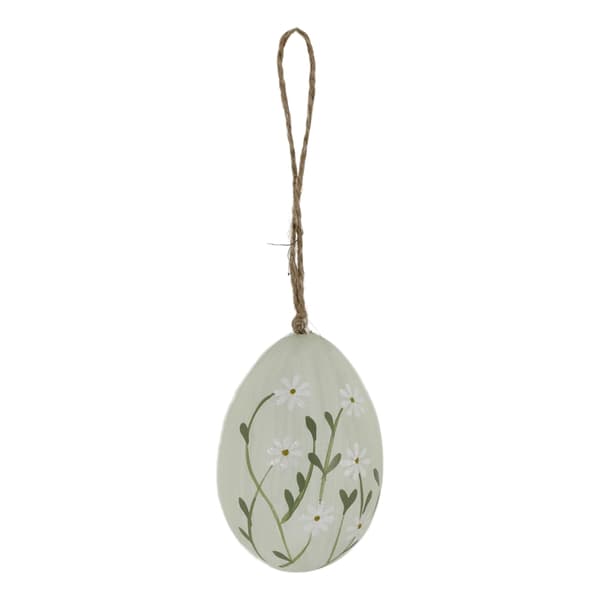Påskägg med handmålade blommor - 2-pack