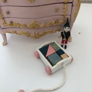 Dragvagn med klossar