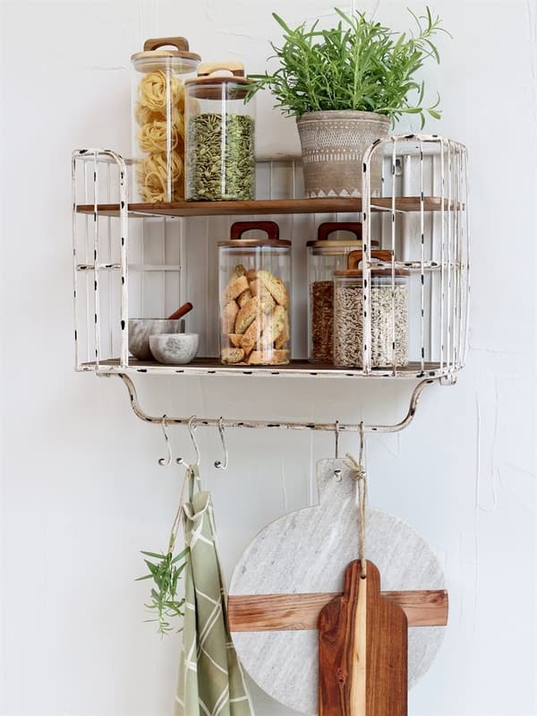 Förvaringsglas m. lock - H. 24 cm