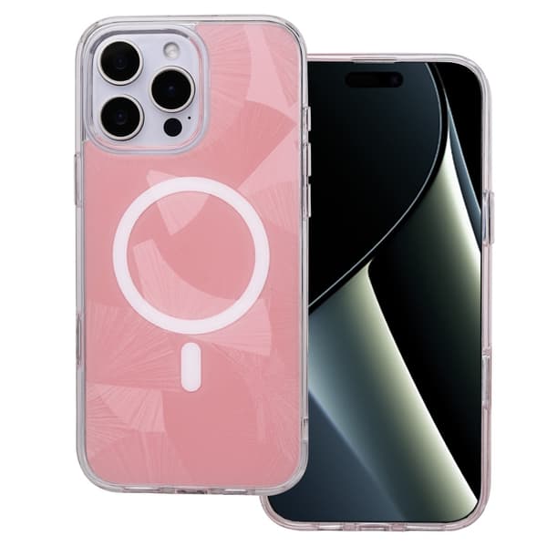 iPhone 16 Pro Max - MagSafe Flash Mag -kuori - Pinkki