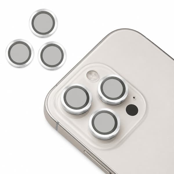 3-pak iPhone 16 Pro / iPhone 16 Pro Max - 9H kamerabeskyttelsesglas
