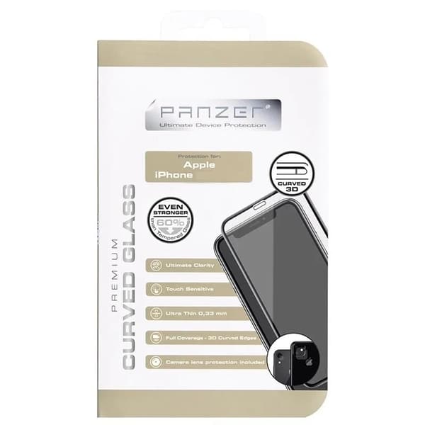 PANZER® iPhone 11 Pro Max / iPhone XS Max Fuld Dækning 3D 9H Hærdet Glas