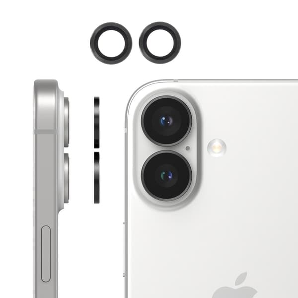 2-pak - iPhone 16 - 9H kamerabeskyttelsesglas