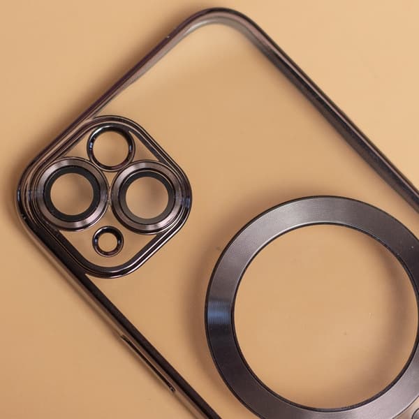 iPhone 17e / iPhone 16e - MagSafe-kompatibelt Chrome Cover med Kamerabeskyttelse