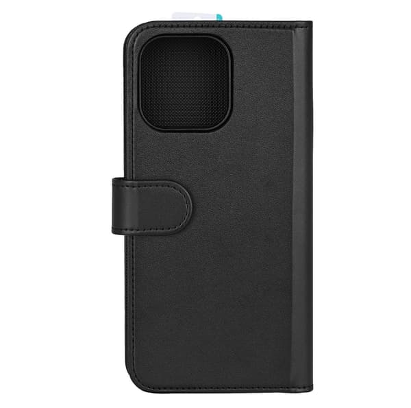 iPhone 16 Plus - DELTACO Ekoläder 2-i-1 Löstagbart Plånboksfodral, MagSafe-kompatibelt