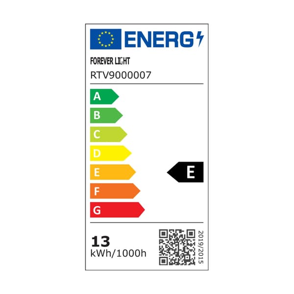 [2-PAK] Forever Light LED E27 A60 Pære 12.8W 1520lm 3000K Varm Hvid 100W Ækvivalent