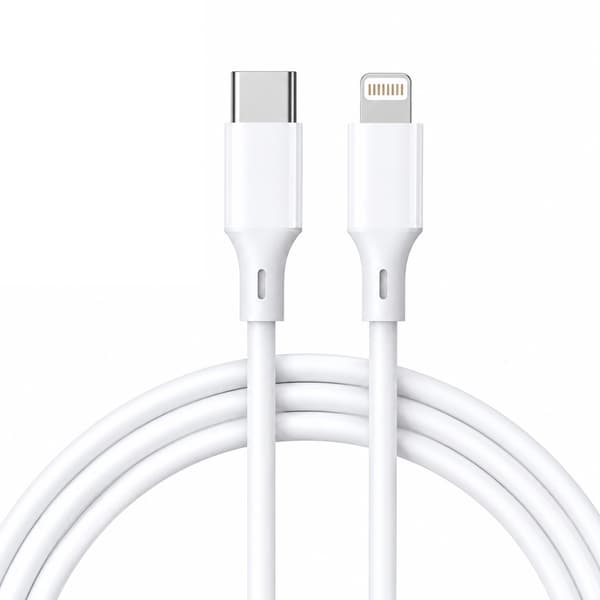 27W iPhone Snabbladdning USB-C till Lightning Kabel Dataöverföring 480Mbps