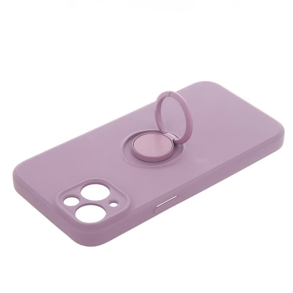 iPhone 16 Pro Max - Finger Grip Cover Mat med Ringholder & Stativ - Lyslilla