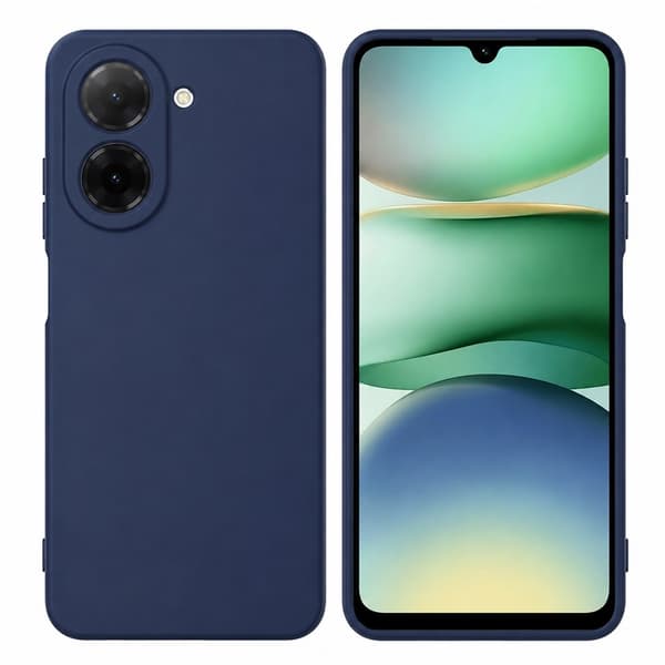 Xiaomi Redmi A7 Pro - Mat Silikone TPU Blødt Cover Mørkeblå