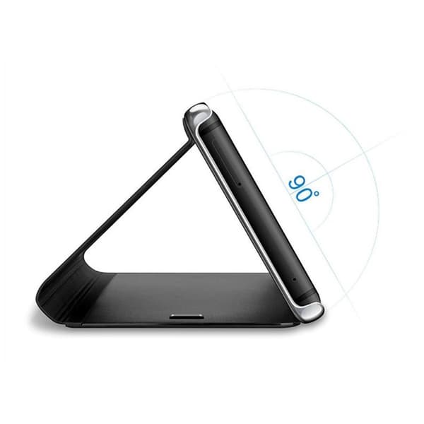 Clear View Cover til Samsung Galaxy S23 5G - Sort