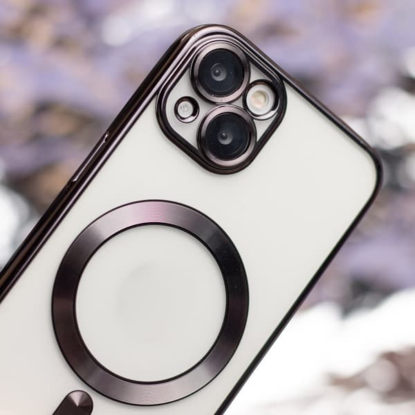 iPhone 17e / iPhone 16e - MagSafe-kompatibelt Chrome Cover med Kamerabeskyttelse