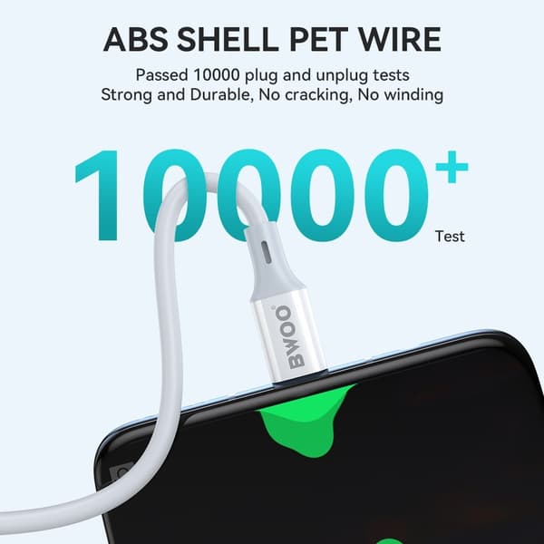 USB-C Ladekabel 1m 60W – Hurtig Data & Opladning til iPhone, Samsung, iPad & Android