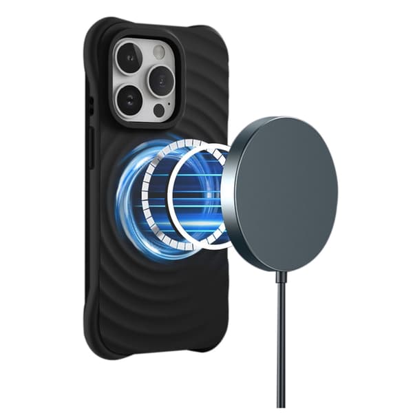 Samsung Galaxy S24 Plus - MagSafe kompatibel Circle Mag Cover Sort