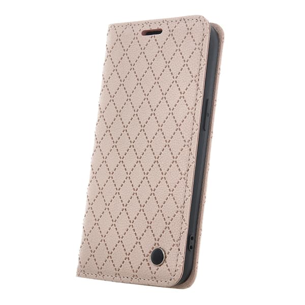 iPhone 16 Plus - Smart Caro -mobiililompakko, beige