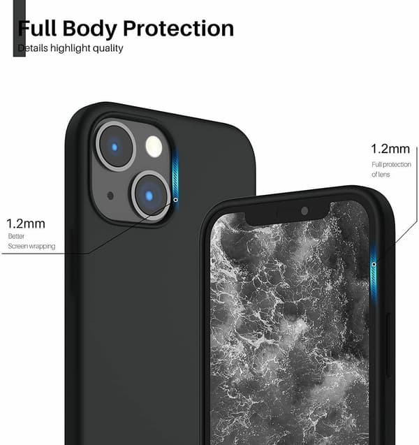 iPhone 16 - Mat TPU Blødt Cover - Sort