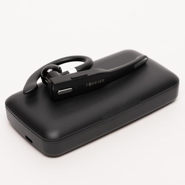 Forever BH-100 Bluetooth 5.4 Headset 12 timmars samtalstid, laddningsfodral