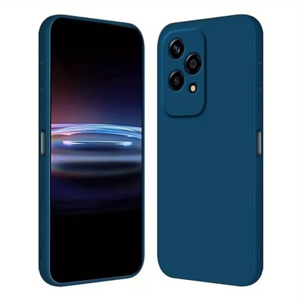 Honor 400 Smart - Mat TPU Blødt Cover - mørkeblå