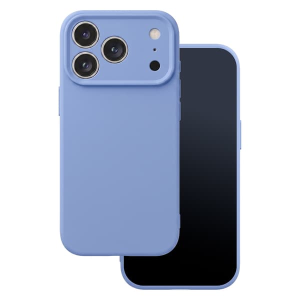 iPhone 18 Pro Max / 17 Pro Max - Silicon Matt TPU Mjuk Skal - Sky Blue