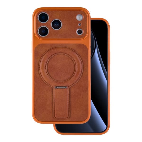 iPhone 17 Pro Max - Luxgrip Mag MagSafe cover med stativ - Orange