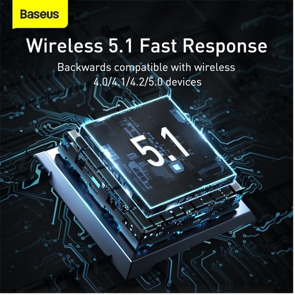 Baseus BA04 Bluetooth 5.1 USB-sovitin – Langaton yhteys jopa 20 metriin