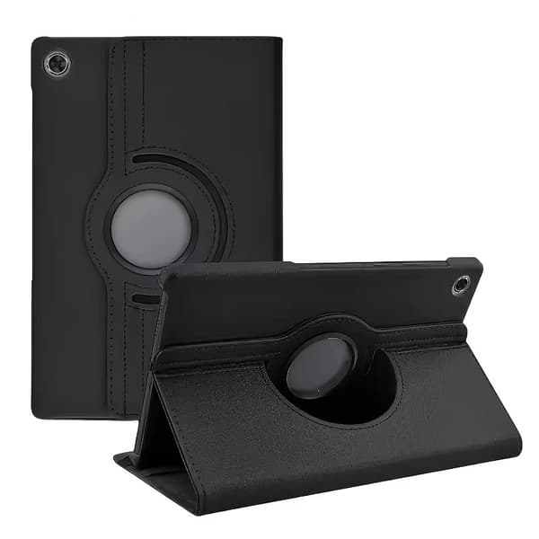 Etui til Samsung Galaxy Tab A9 / Tab A11 - Etui 360° Roterbart - Sort