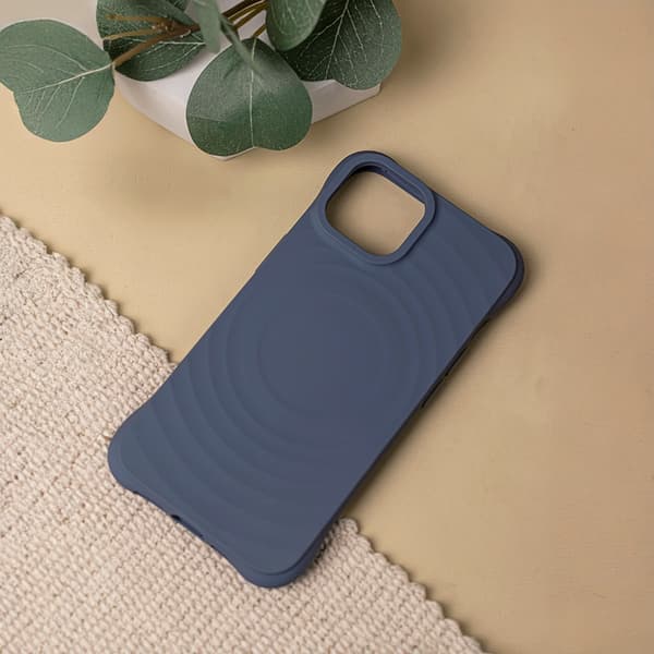 iPhone 12 / iPhone 12 Pro - MagSafe kompatibel Circle Mag Cover Blå