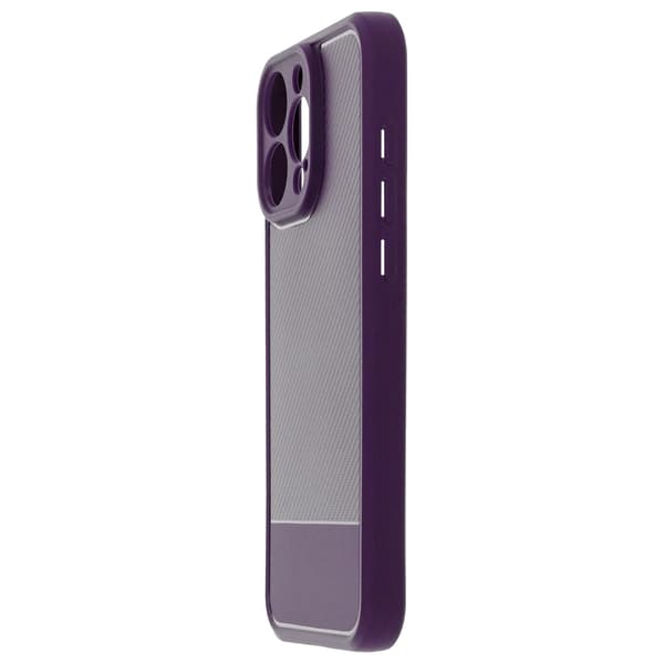 iPhone 16 Pro Max - Fleksibelt Carbon Blødt TPU Cover - Lilla