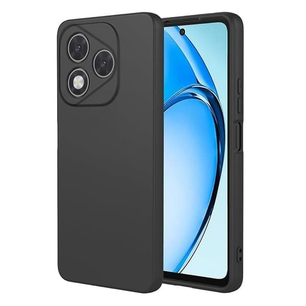 Honor X5c Plus - Mat TPU Blødt Cover - Sort