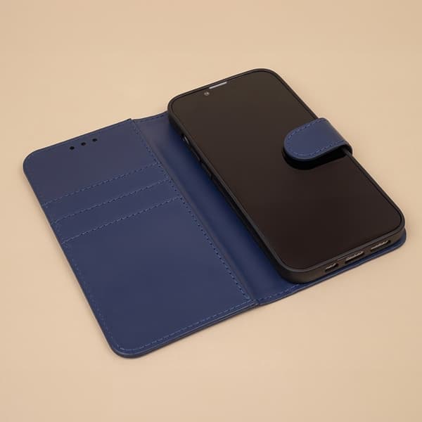 Motorola Moto E22i / E22 - Smart Classic Mobilplånbok Marinblå