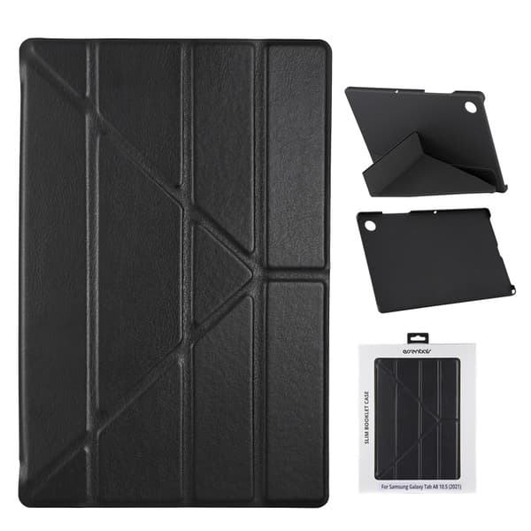 Essentials Samsung Galaxy Tab A8 10.5\" (2021) - Slim Booklet Cover - Sort