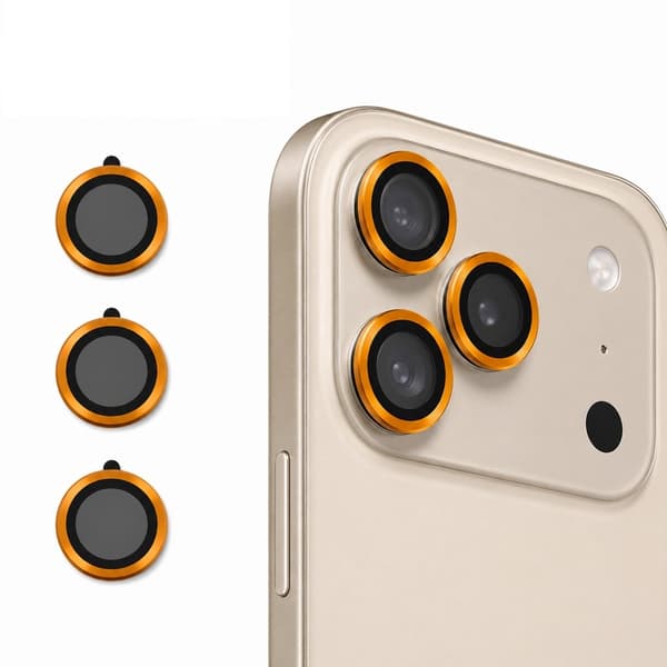3-pak - iPhone 17 Pro Max - 9H kamerabeskyttelsesglas