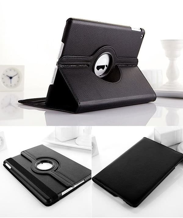 iPad Pro 12.9\" (2018) / 12.9\" (2019) etui Roterbar 360° - Sort