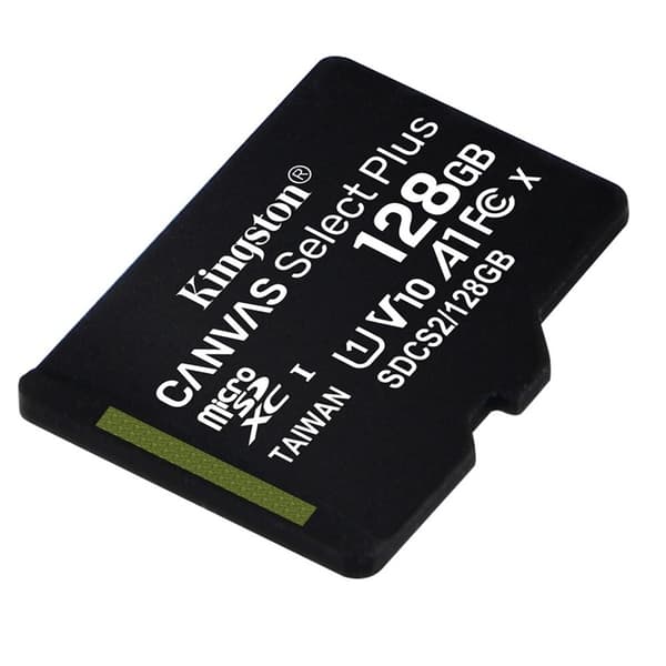 Kingston 128GB microSDXC Canvas Select Plus – Klasse 10 UHS-I, 100MB/s