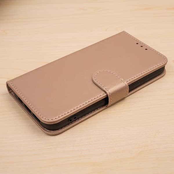 Motorola Moto E22i / E22 - Smart Classic Mobilplånbok Guld